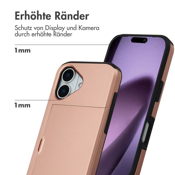 imoshion Backcover mit Kartenfach Apple iPhone 17 - Rosé gold