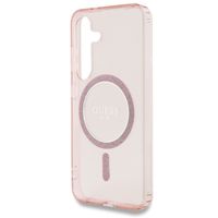 Guess MagSafe IML Glitter Gradient Case Samsung Galaxy S25 - Rosa