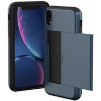imoshion Backcover mit Kartenfach Apple iPhone Xr - Dunkelblau