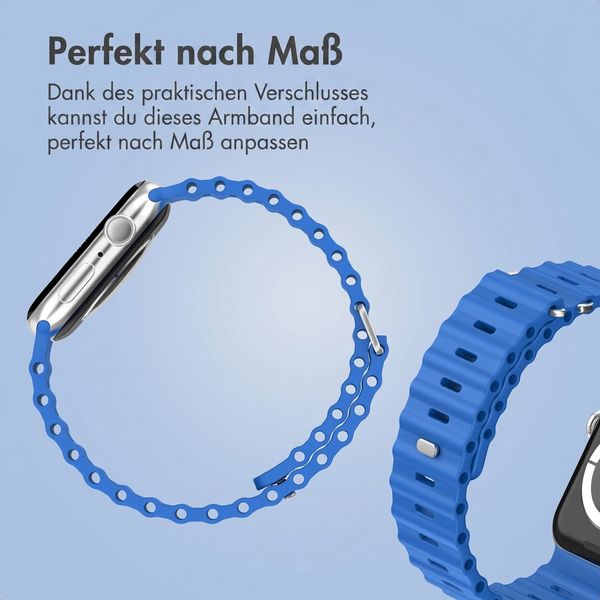 Accezz Ocean Armband für Apple Watch | 38/40/41/42 mm - Royal Blue