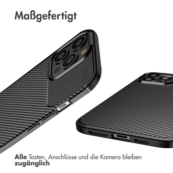 imoshion Carbon-Hülle Apple iPhone 13 Pro Max - Schwarz