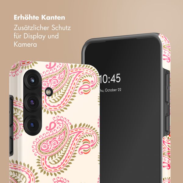 Selencia Vivid Back Cover Samsung Galaxy S25 - Paisley Blush