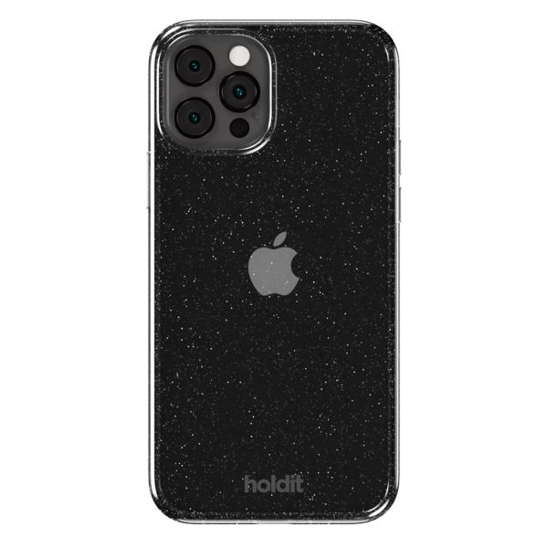 Holdit Glitzer Case für das Apple iPhone 12 / 12 Pro  - Black