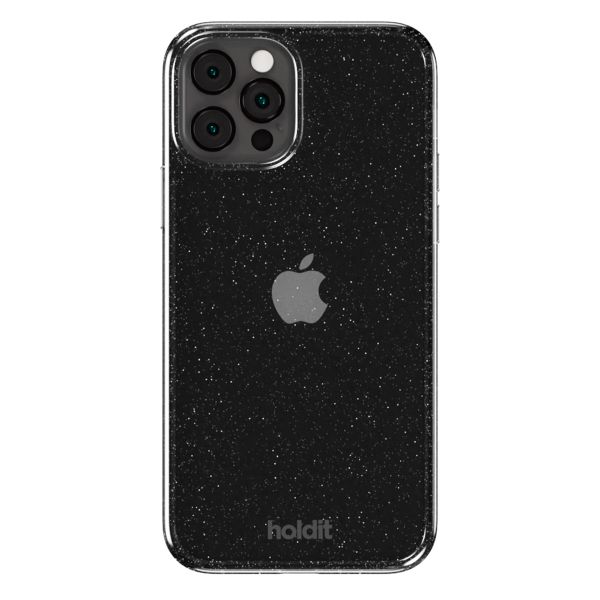 Holdit Glitzer Case für das iPhone 12 / 12 Pro  - Black