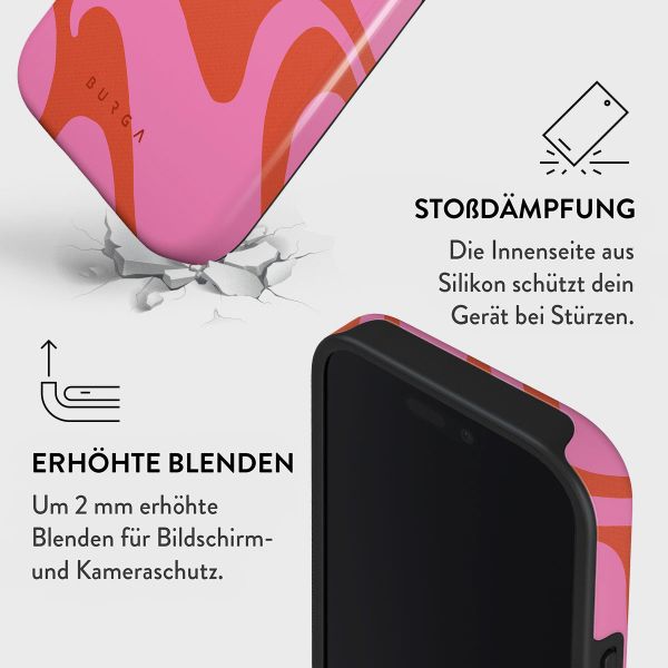 Burga Tough Back Cover für das Apple iPhone 16 Pro Max - Ride The Wave
