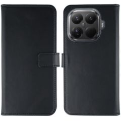 Selencia Echtleder Klapphülle Xiaomi 15T Pro - Schwarz