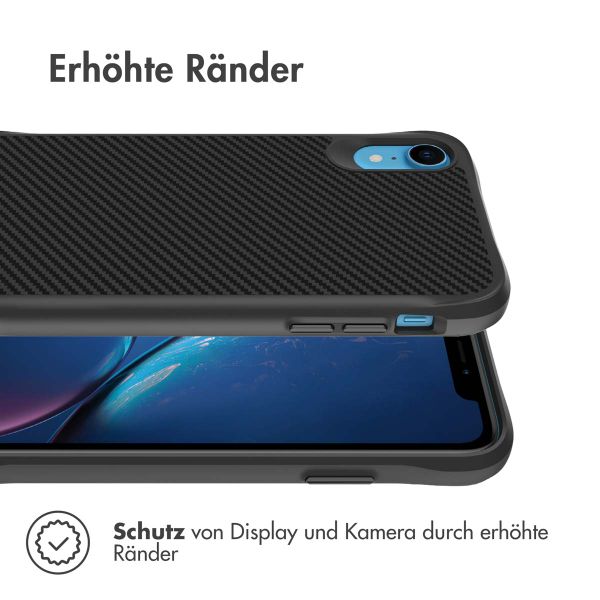 imoshion Rugged Hybrid Carbon Case für das iPhone Xr - Black