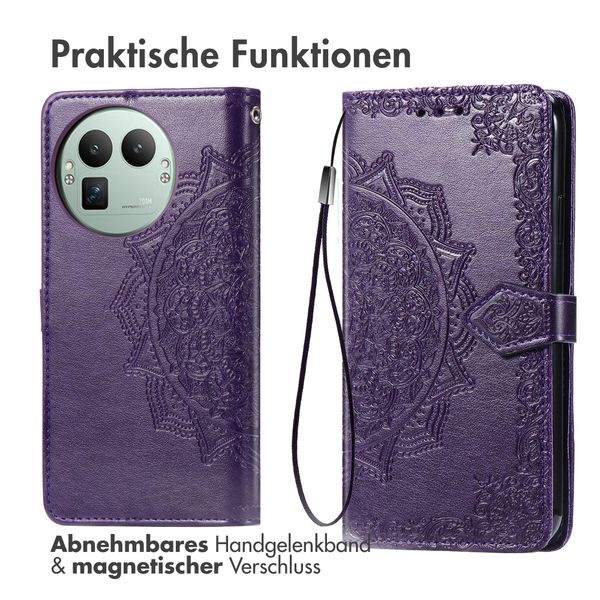 imoshion Mandala Klapphülle Realme GT 8 Pro - Violett