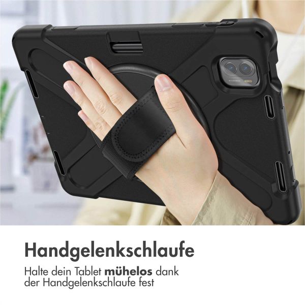 imoshion Tablet Cover mit Handriemen für das Lenovo Tab P11 Pro - Schwarz