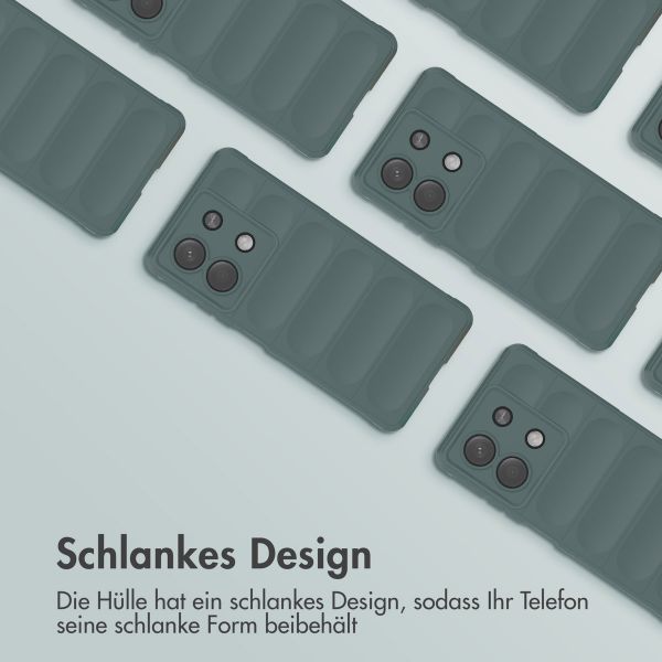 imoshion EasyGrip Back Cover für das Xiaomi Redmi Note 13 (5G) - Dunkelgrün