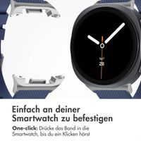 imoshion Flexibles Silikonarmband für das Samsung Galaxy Watch 8 (Classic) - 40 / 44 / 46mm - Dunkelblau