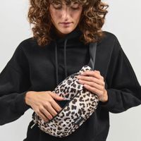 Wouf Downtown Bauchtasche mit Leopardenmuster - Crossbody Bag - Gürteltasche für Damen - Kim