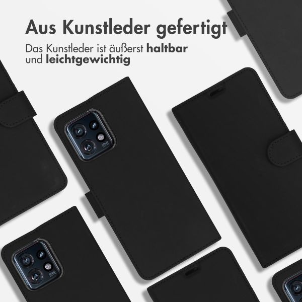 Accezz Wallet TPU Klapphülle Motorola Edge 40 Pro - Schwarz