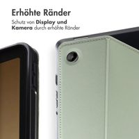 Accezz Classic Klapphülle Samsung Galaxy Tab A9 8.7 Zoll - Grün