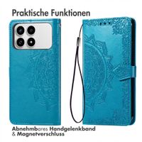 imoshion Mandala Klapphülle Xiaomi Poco F8 Pro - Türkis