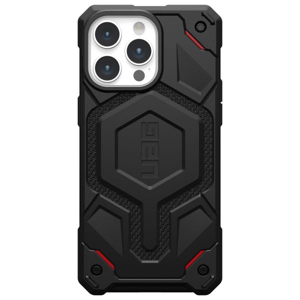 UAG Monarch Pro Backcover Apple iPhone 15 Pro Max - Kevlar Black