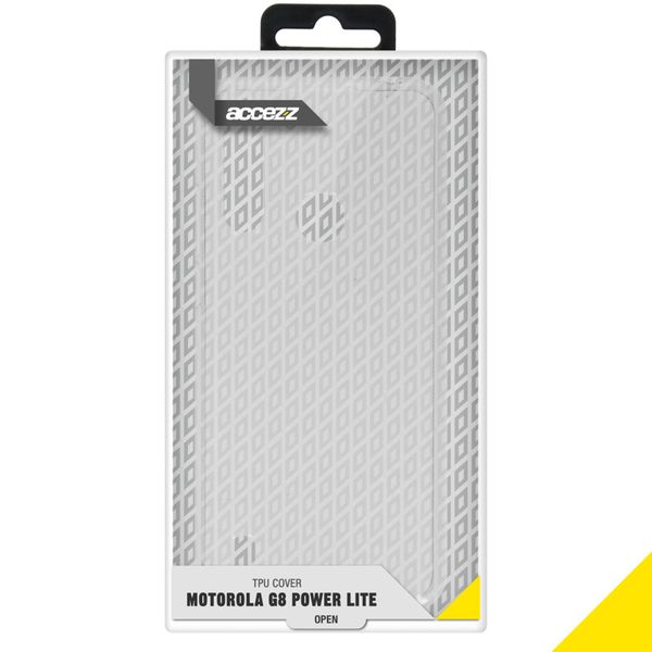 Accezz Clear TPU Backcover Motorola Moto G8 Power Lite - Transparent