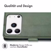 imoshion Luxuriöse Klapphülle Apple iPhone 17 Pro Max - Grün