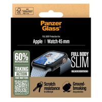 PanzerGlass Full Body Case Slim für das Apple Watch 7-9 / SE 2024 - 45 mm - Black