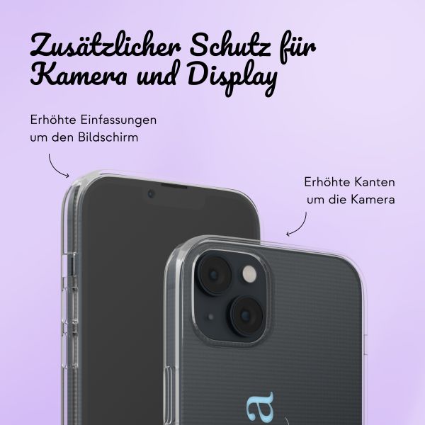 Personalisierte Hülle mit Namen iPhone 13 - Transparent