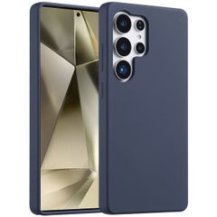 Accezz Liquid Silikoncase Samsung Galaxy S25 Ultra - Dunkelblau
