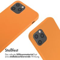 imoshion SilikonHülle mit Band Apple iPhone 12 (Pro) - Orange