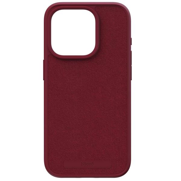 Njorð Collections Wildleder Comfort+ Case MagSafe für das iPhone 15 Pro - Red