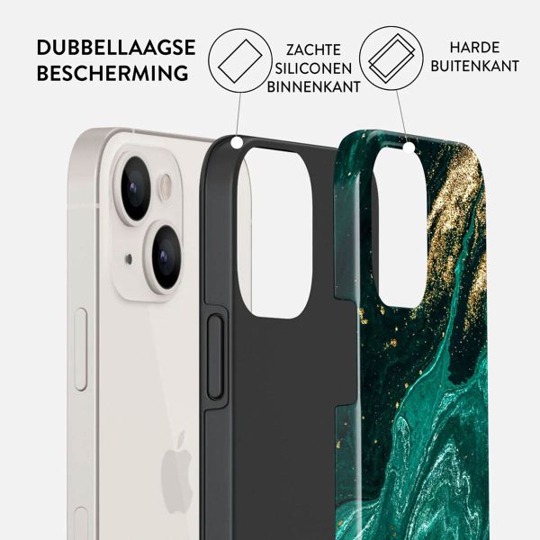 Burga Tough Back Cover für das iPhone 14 - Emerald Pool