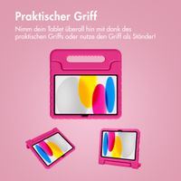 imoshion Schutzhülle mit Handgriff kindersicher Apple iPad 11 (2025) 11 Zoll A16 / iPad 10 (2022) 10.9 Zoll - Rosa