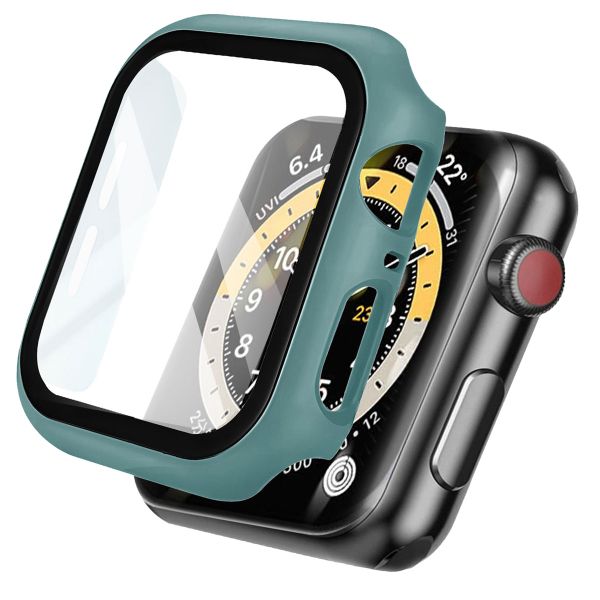 imoshion Full Cover Hard Case für Apple Watch Series 4 / 5 / 6 / SE - 40 mm - Dunkelgrün