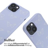 imoshion SilikonHülle design mit Band Apple iPhone 14 - Butterfly