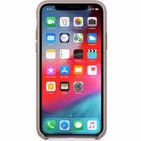 Apple Leder-Case Taupe für das Apple iPhone Xs Max