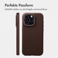 imoshion Texture Backcover Apple iPhone 16 Pro - Dunkelbraun