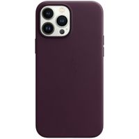 Apple Leder-Case MagSafe Apple iPhone 13 Pro Max - Dark Cherry