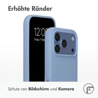 Accezz Liquid Silikoncase mit MagSafe Apple iPhone 18 Pro Max / 17 Pro Max - Hellblau
