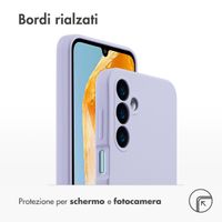 Accezz Liquid Silikoncase Samsung Galaxy A16 - Violett