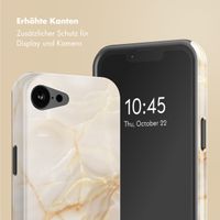 Selencia Vivid Rückabdeckung mit MagSafe Apple iPhone 16e - Golden Beige Marble