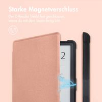 imoshion Slim Soft Case Klapphülle Pocketbook Touch Lux 5 / HD 3 / Basic Lux 4 / Vivlio Lux 5 - Rosé gold