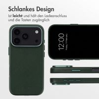 Accezz MagSafe Leather Backcover Apple iPhone 18 Pro Max / 17 Pro Max - Cedar Green