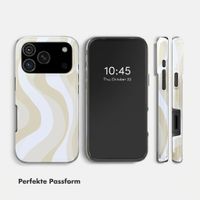 Selencia Vivid Back Cover Apple iPhone 18 Pro - Desert Waves Beige