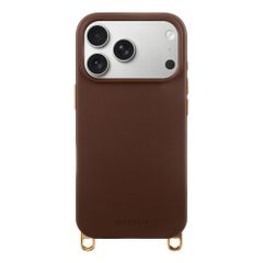 Selencia Rivièra Backcover mit MagSafe mit abnehmbaren Haken Apple iPhone 17 Pro Max - Choco Brown