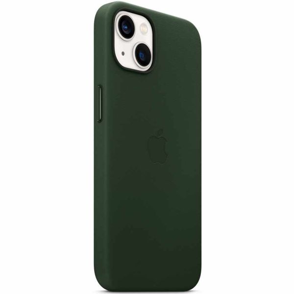 Apple Leder-Case MagSafe iPhone 13 - Sequoia Green