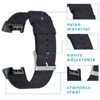 imoshion Nylonarmband für das  Fitbit Charge 3 / 4 - Schwarz