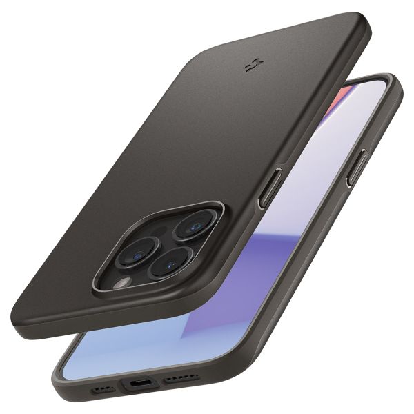 Spigen Thin Fit™ Hardcase für das Apple iPhone 15 Pro - Gunmetal
