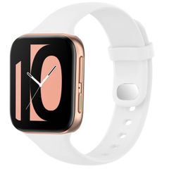 imoshion Silikon Sportarmband für Oppo Watch 46 mm - Weiß