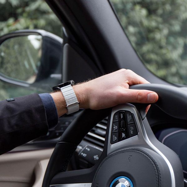 imoshion Magnetlederarmband -   Universelle 22 mm Anschluss - Weiß