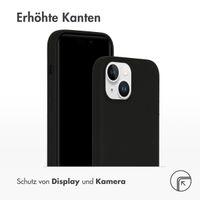 Accezz Liquid Silikoncase mit MagSafe für das iPhone 15 - Schwarz