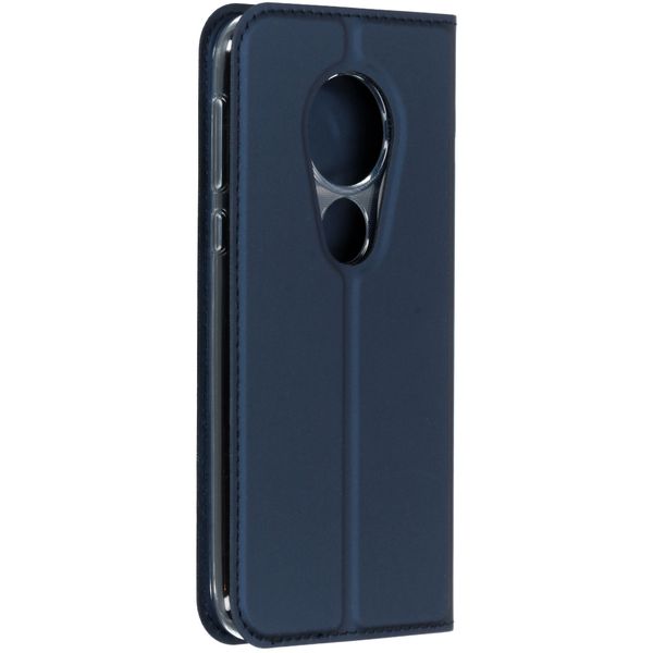 Dux Ducis Slim TPU Klapphülle Dunkelblau für das Motorola Moto G7 Play