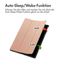 imoshion Trifold Klapphülle Lenovo Idea Tab Plus - Rose Gold