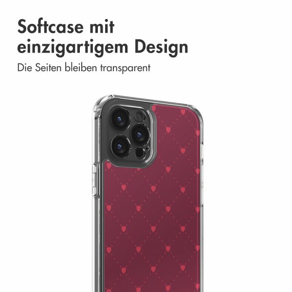 imoshion Design Hülle Apple iPhone 12 (Pro) - Crush Check Coral Dust